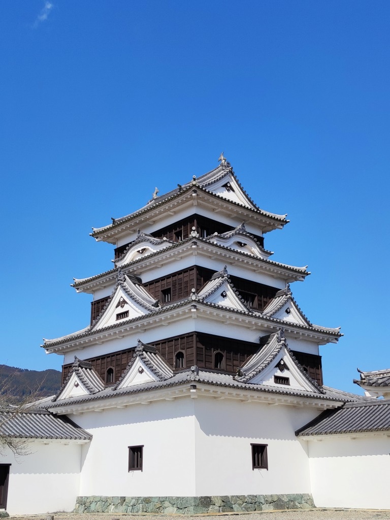 大洲城 木造復元天守外観