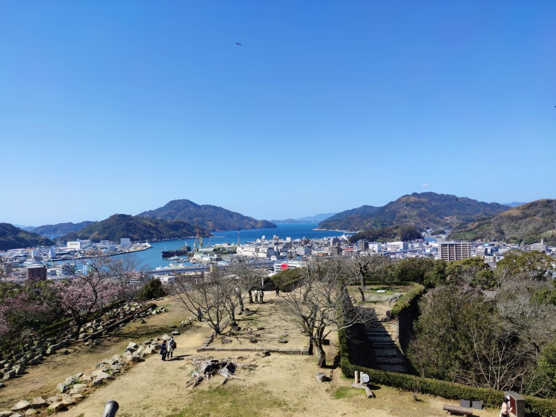 宇和島城 天守内部の階段と梁