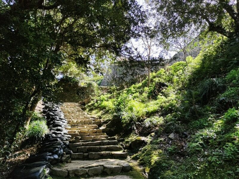 宇和島城 曲輪ごとの石垣