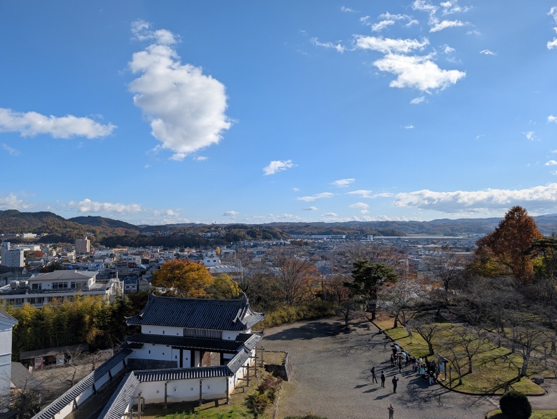 白石城からの眺望