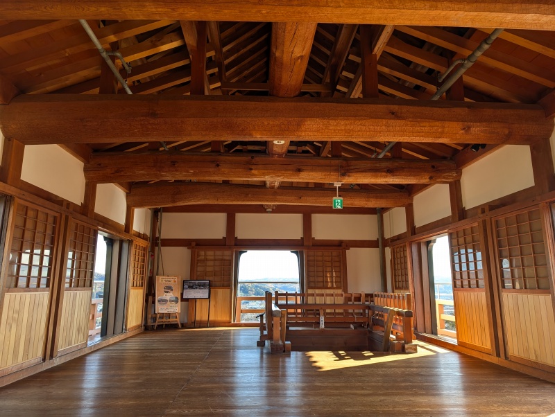 白石城 三階櫓 内部