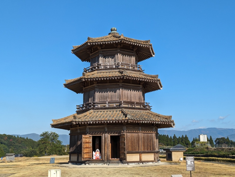 鞠智城の全景、熊本県山鹿市・菊池市にまたがる古代山城