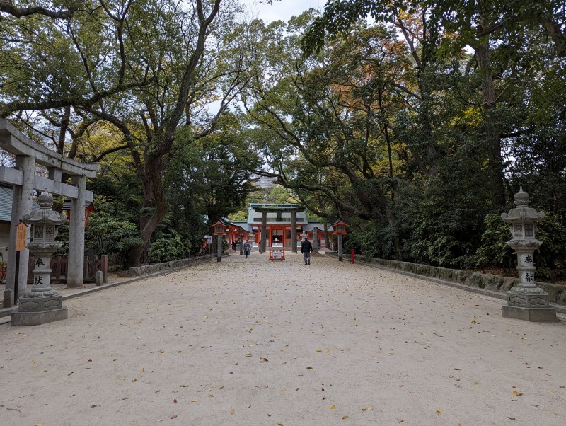 筑前國一之宮・住吉神社の境内全景