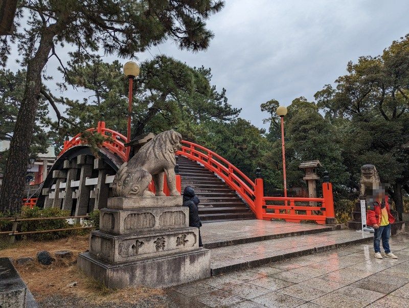 住吉大社 太鼓橋 反橋 石造アーチ橋