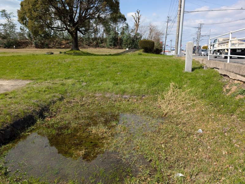 東門木樋跡の箱型通水管