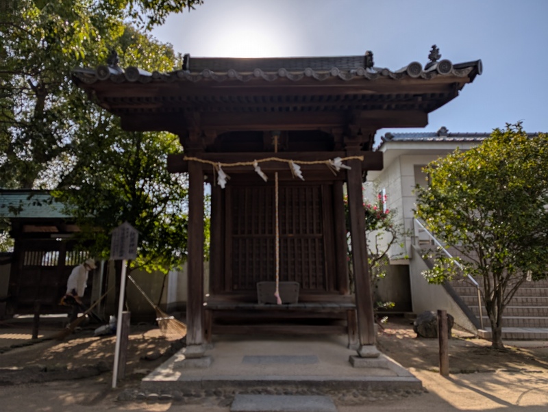 秋葉神社 社殿（水天宮境内）