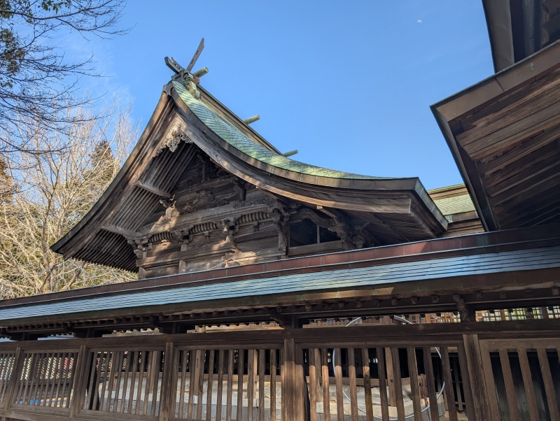 與止日女神社 本殿 洞窟風社殿