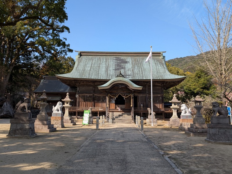 與止日女神社 境内全景 佐賀市