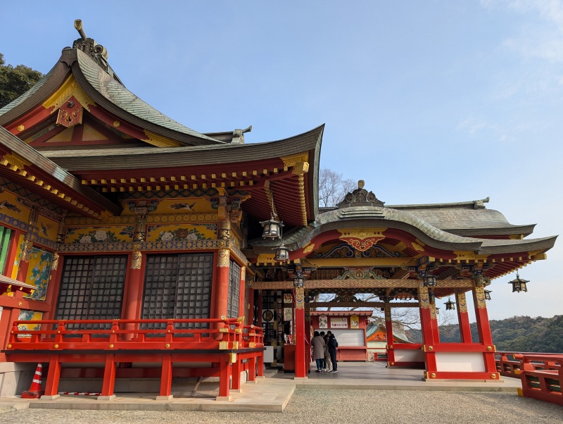 祐徳稲荷神社 本殿の懸造り