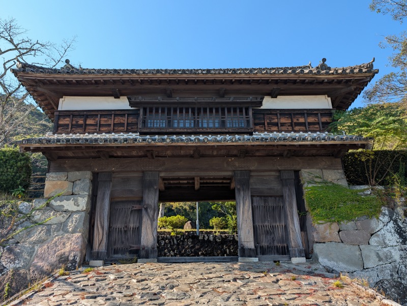 佐伯城 三の丸櫓門 黒門