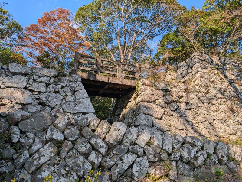 佐伯城 廊下橋 復元木橋