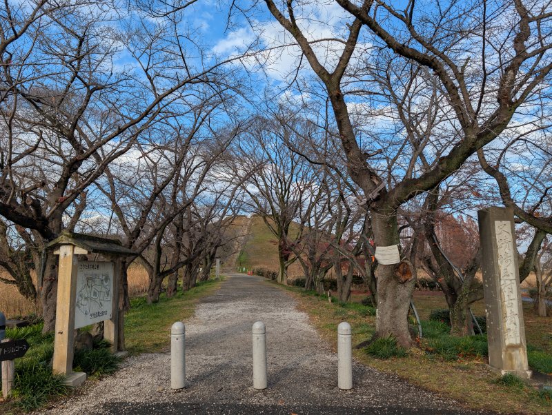 石田堤、忍城水攻めの堤防跡