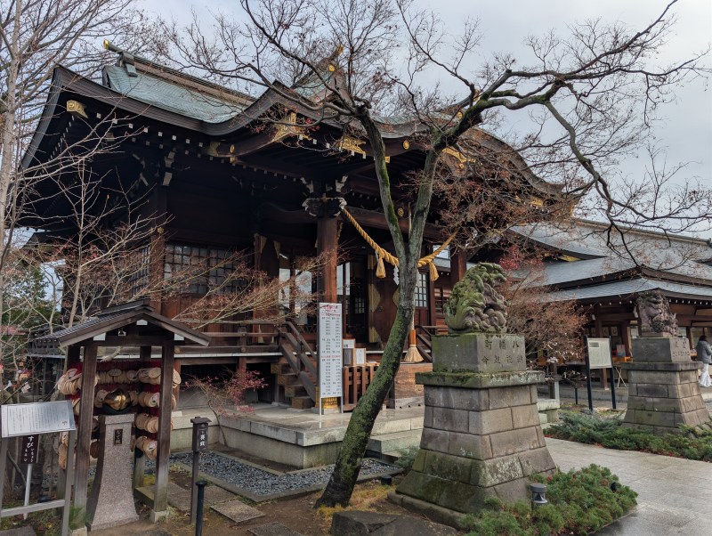行田八幡神社 本殿 拝殿 建築美