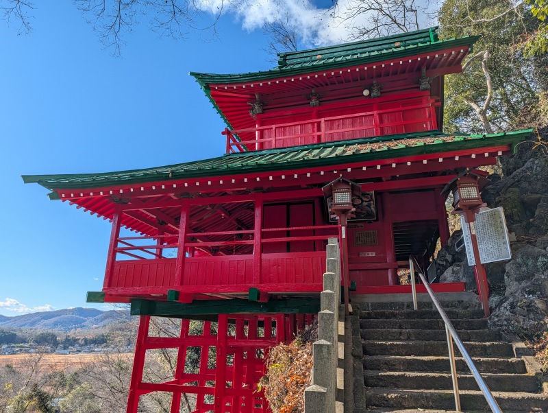 磯山弁財天 弁天堂 懸造 佐野市