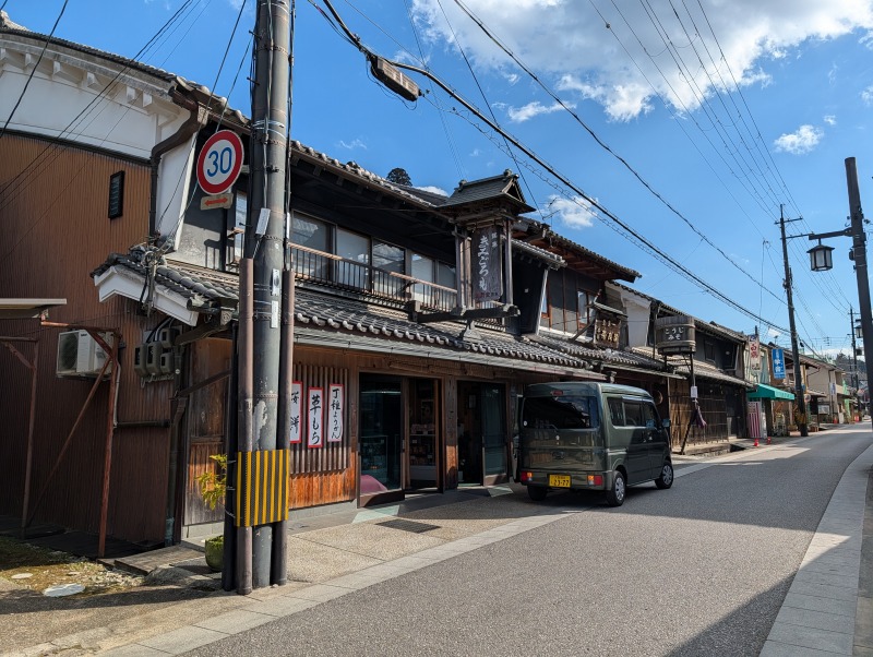 宇陀松山城下町に残る町家の町並み