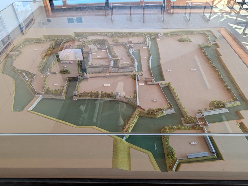 郡山城情報館 内部展示