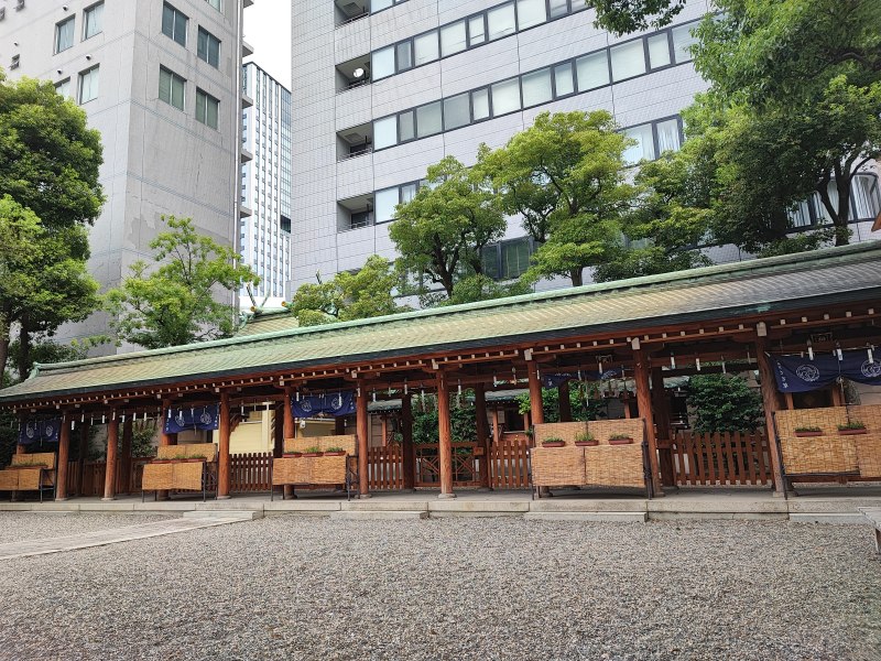 坐摩神社 境内社配置