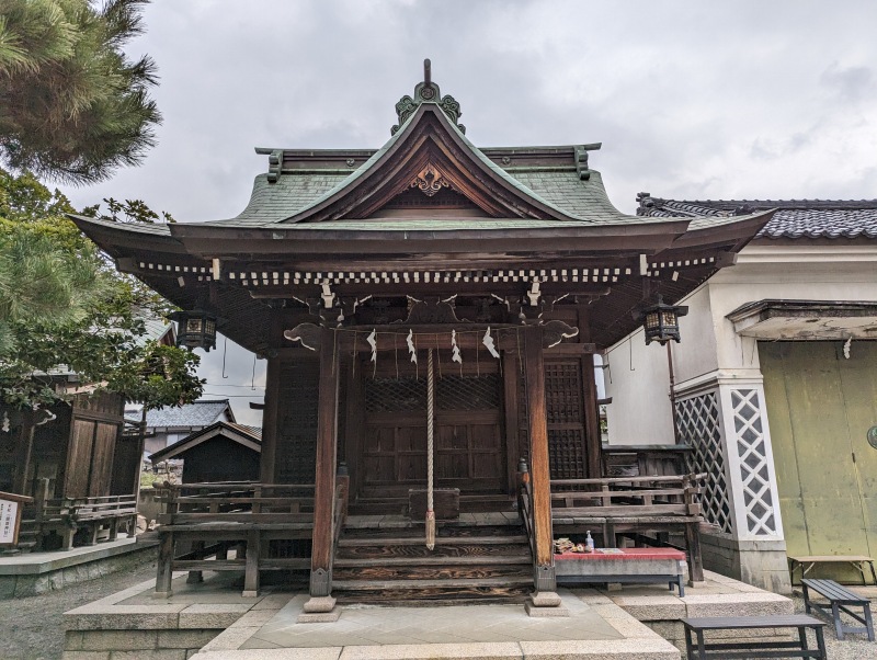 五泉八幡宮 服部神社 織物の守護神